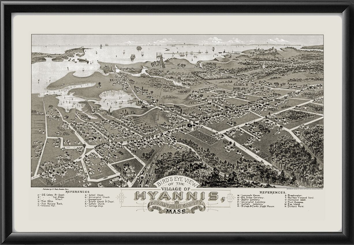 Hyannis MA 1884 A.F. Poole TM