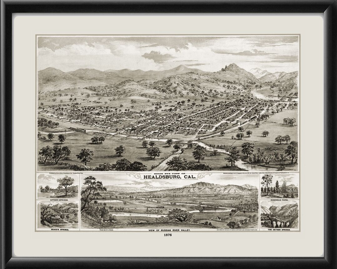 Healdsburg CA 1876