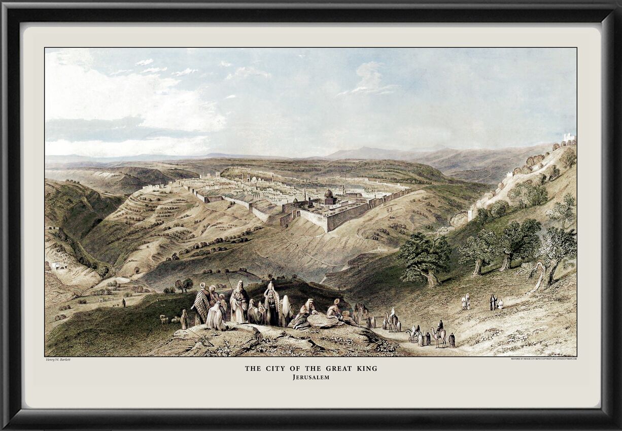 Jerusalem Israel 1849