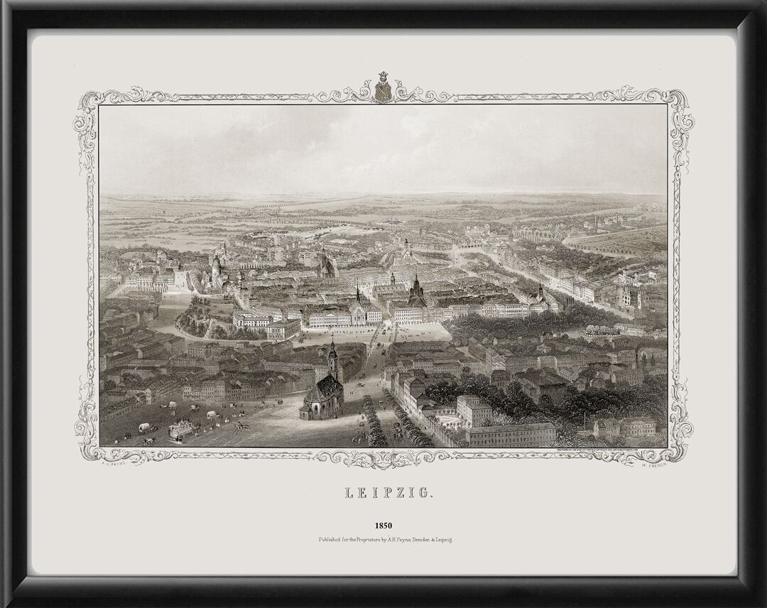 Leipzig Germany 1850