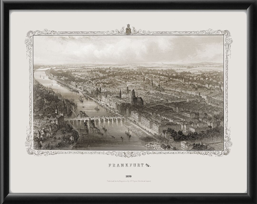 Frankfurt Germany 1850