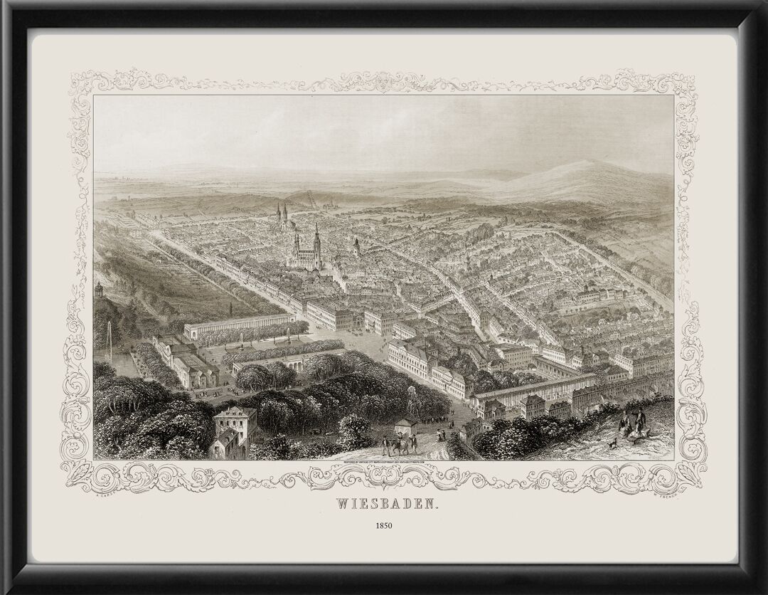Wiesbaden Germany 1850