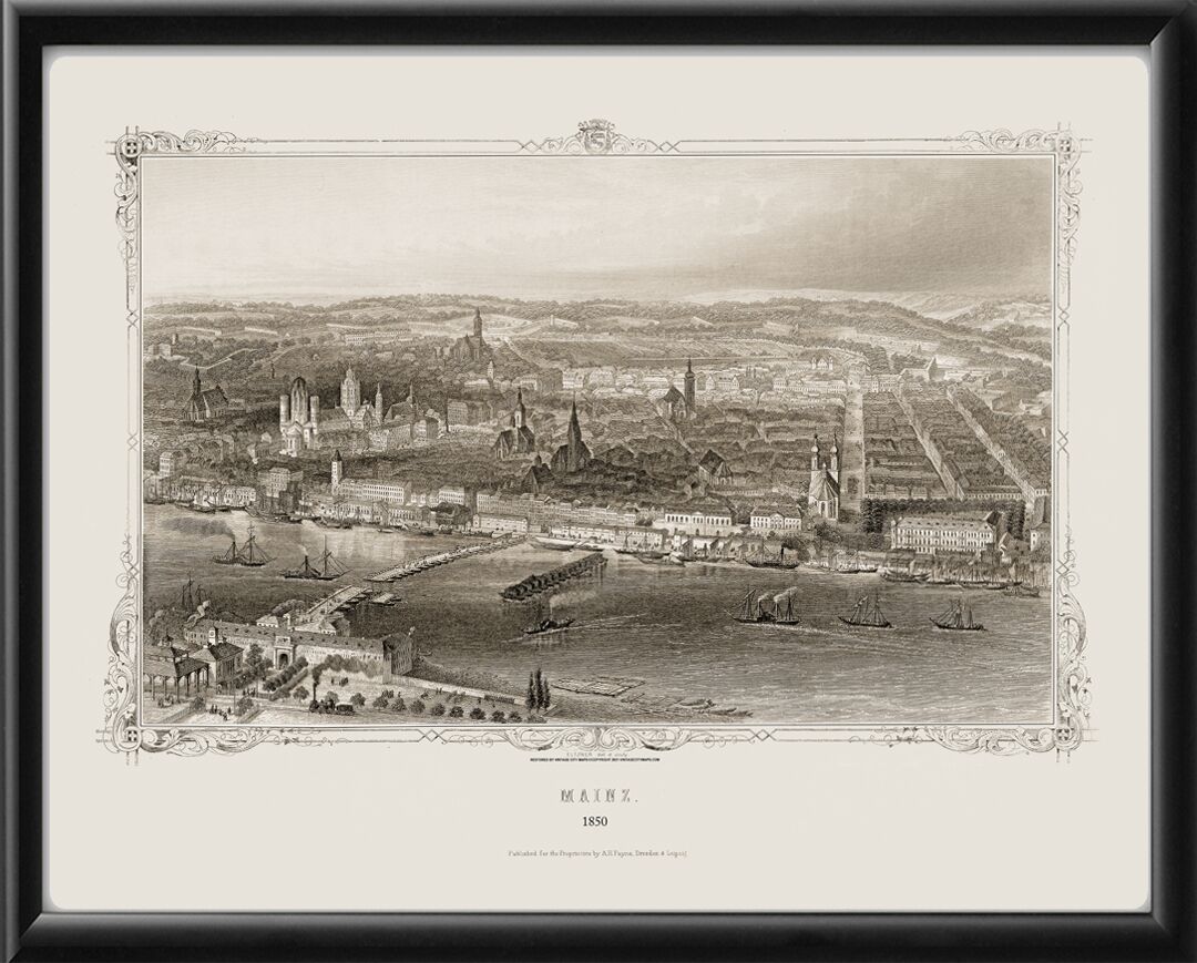 Mainz Germany 1850