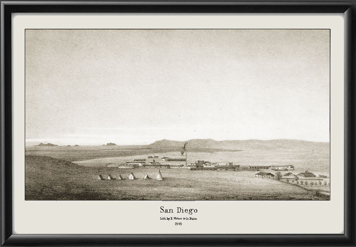 San Diego CA 1848