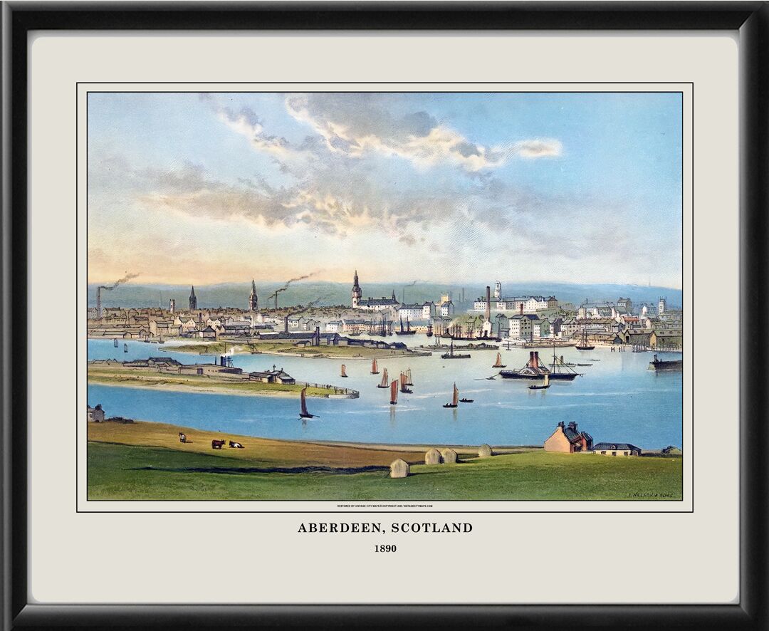 Aberdeen Scotland 1890 T. Nelson