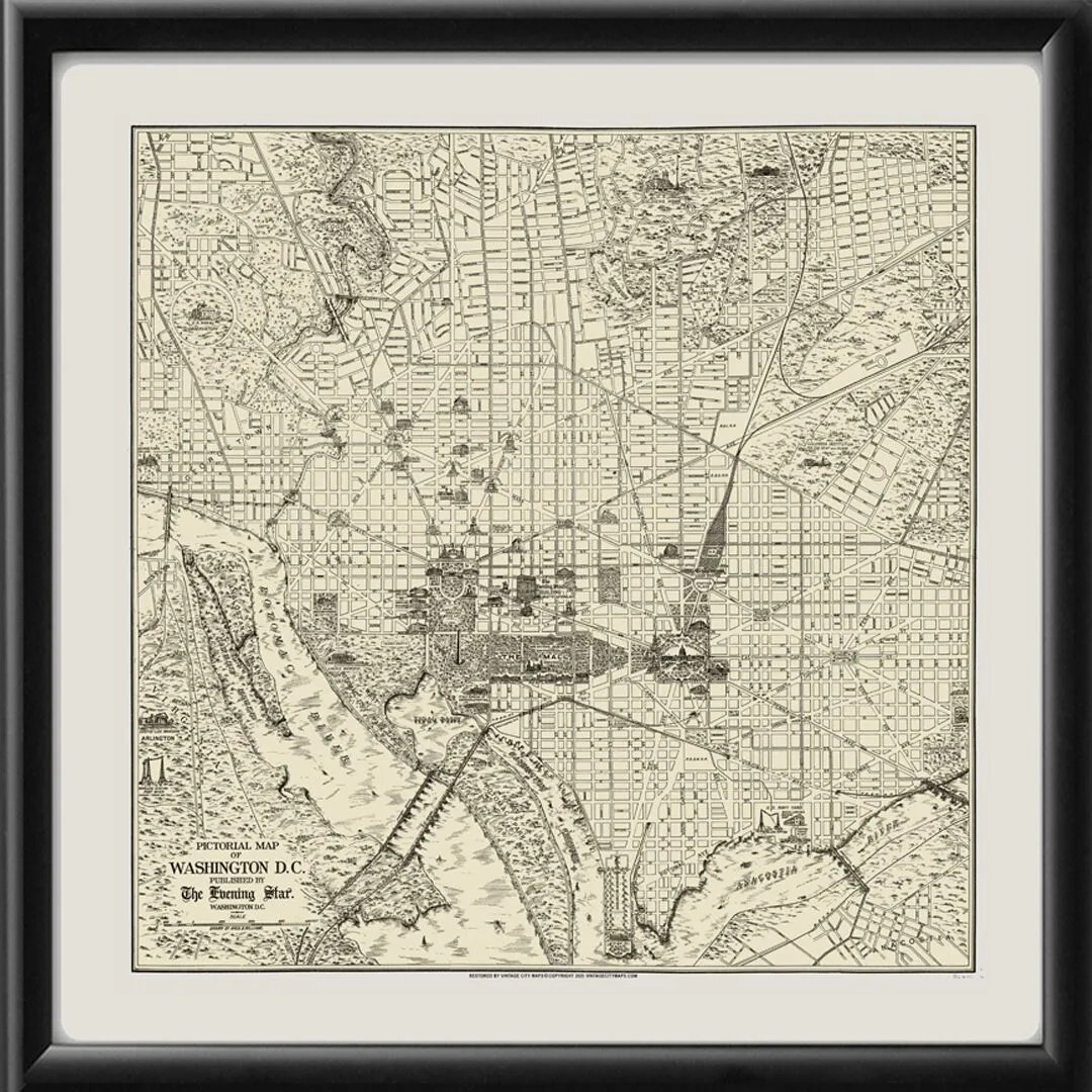 Washington D.C. 1915 Arch. B. Williams