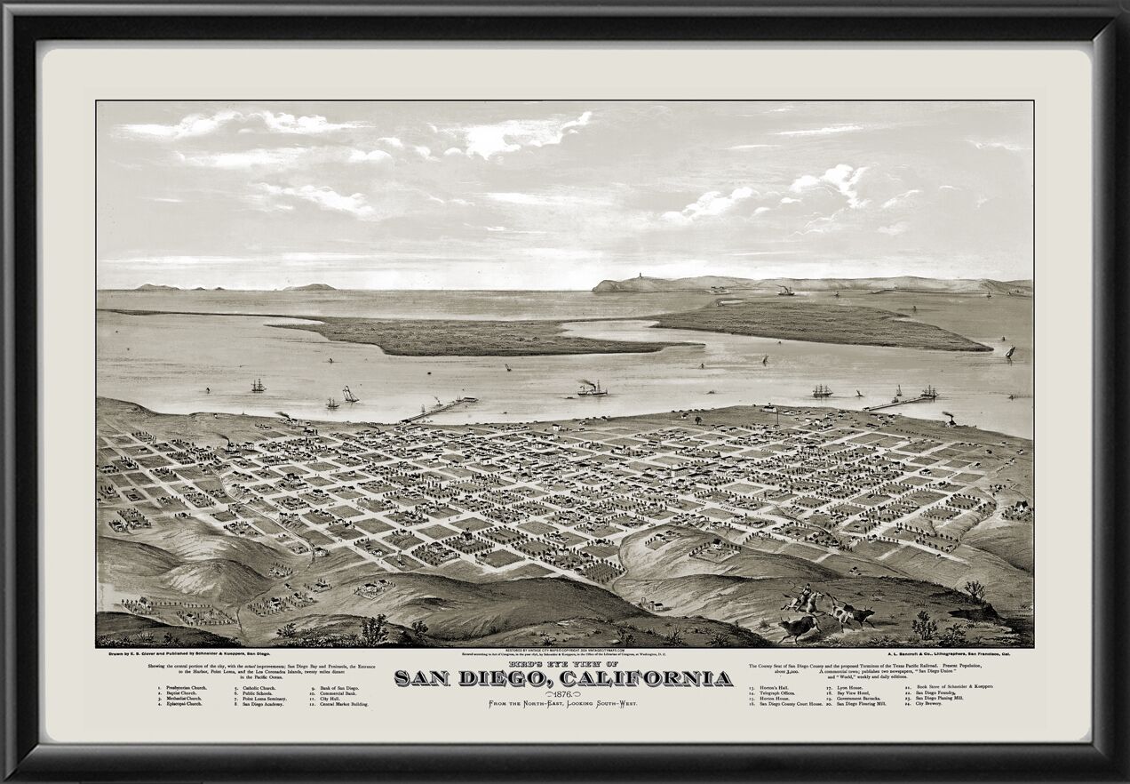 San Diego CA 1876