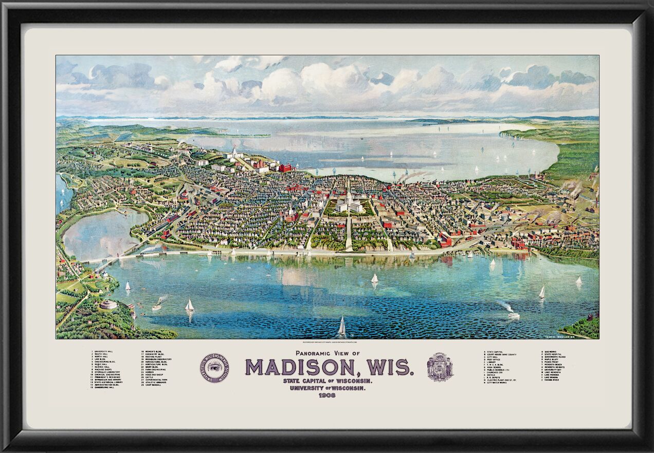 Madison WI 1908 Henry Wellge TM