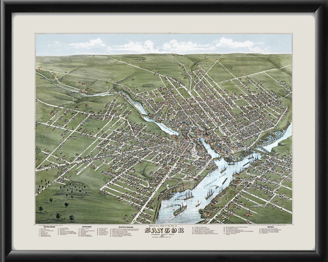 Bangor ME 1875 TM