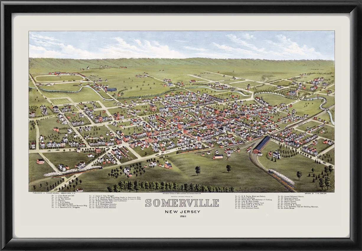 Somerville NJ 1882 TMFowler TM