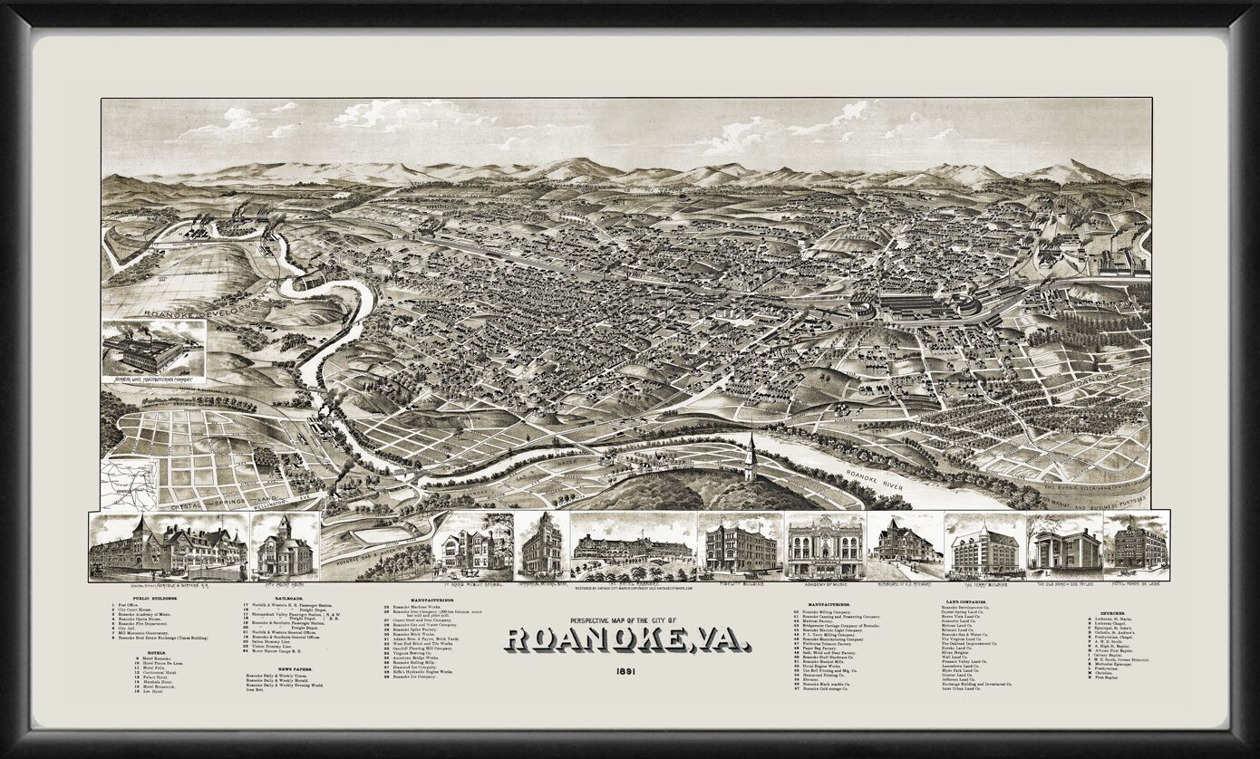 Roanoke VA 1891