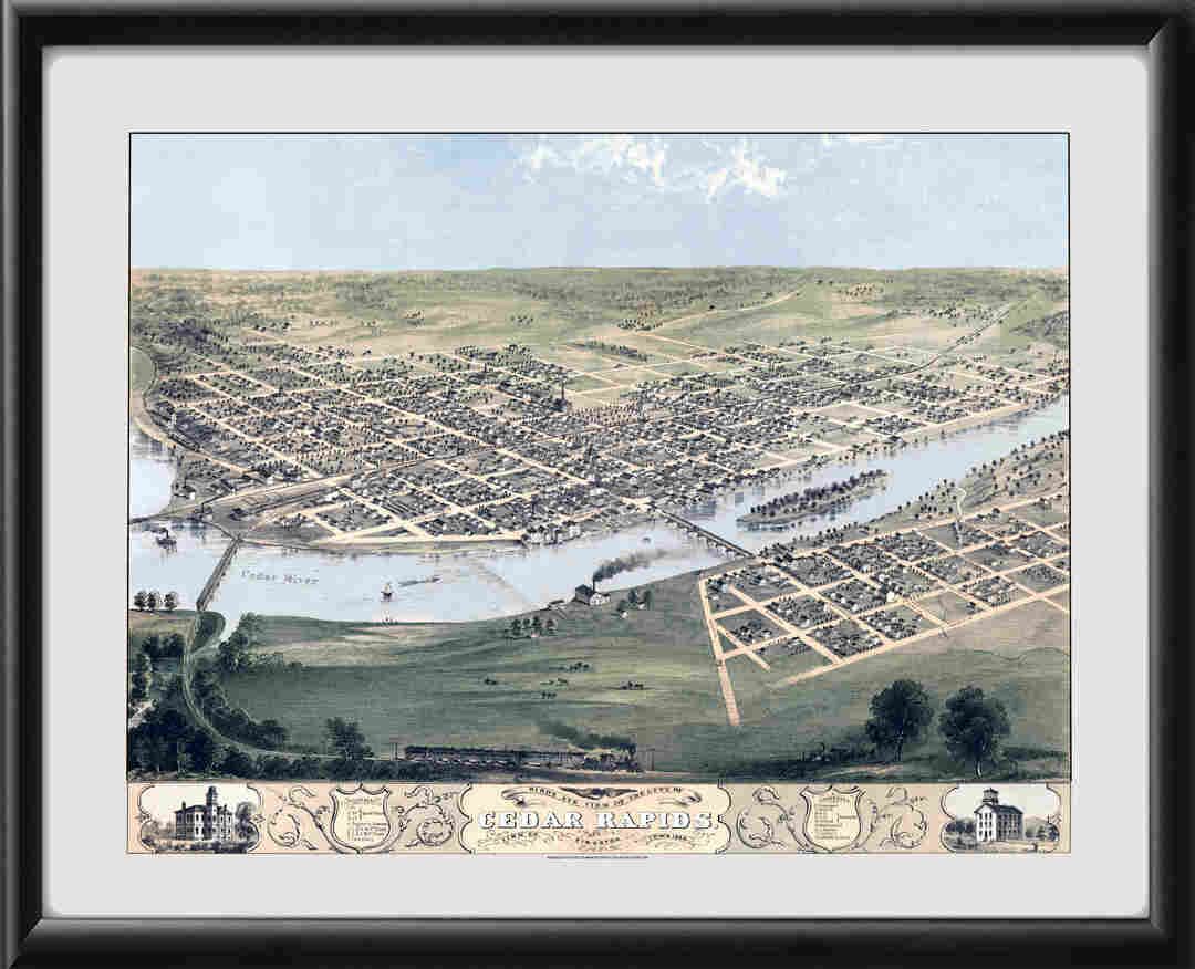 Cedar Rapids IA 1868