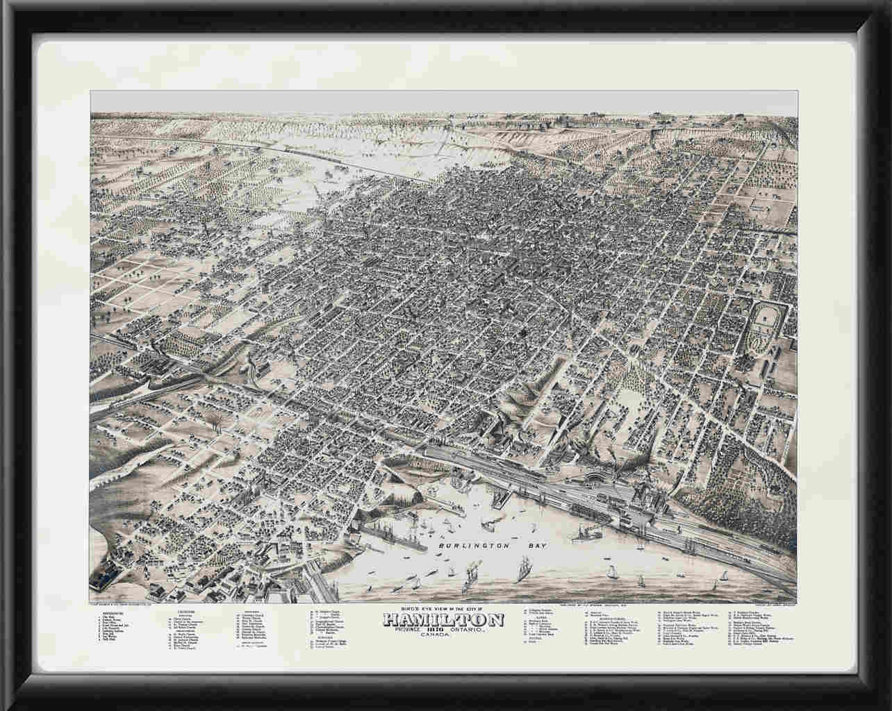 Hamilton Ontario Canada 1876