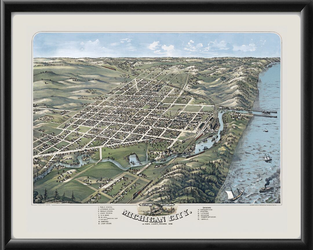 Michigan City Indiana 1869