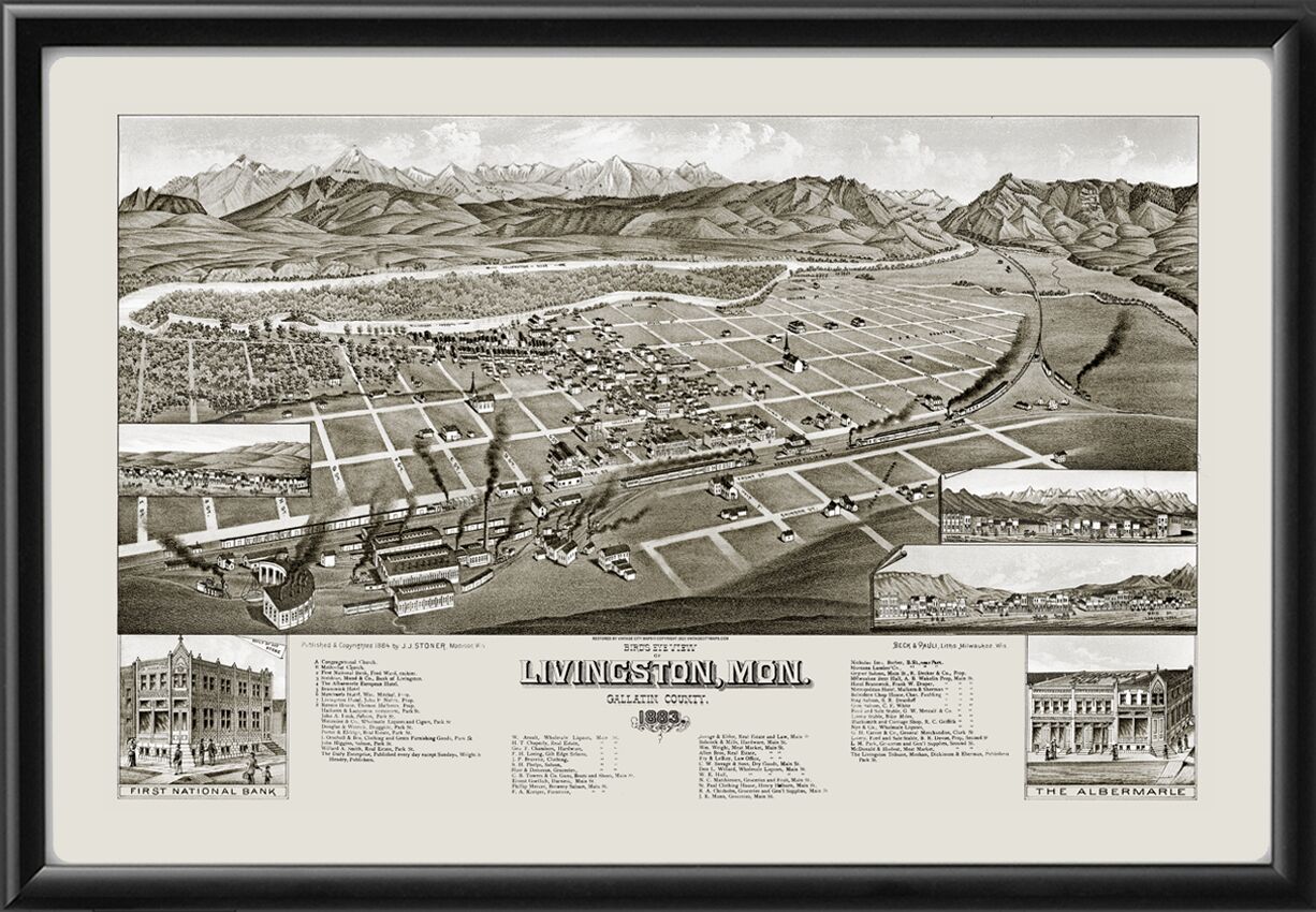 Livingston MT 1883 JJ Stoner TM