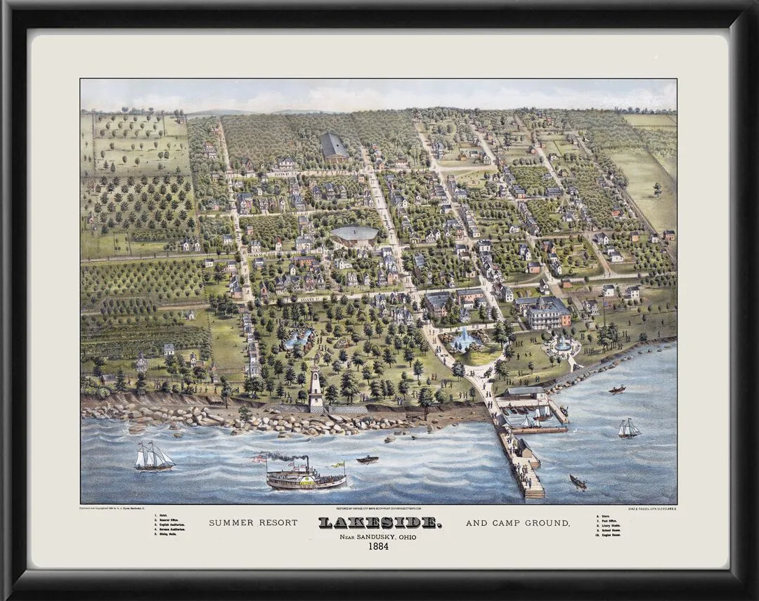 Sandusky - Lakeside Summer Resort - OH 1884