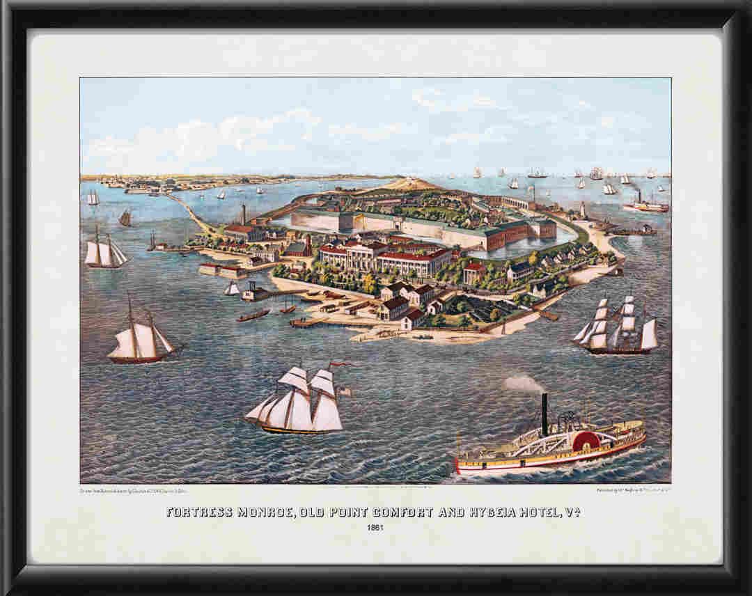 Fort Monroe VA 1861