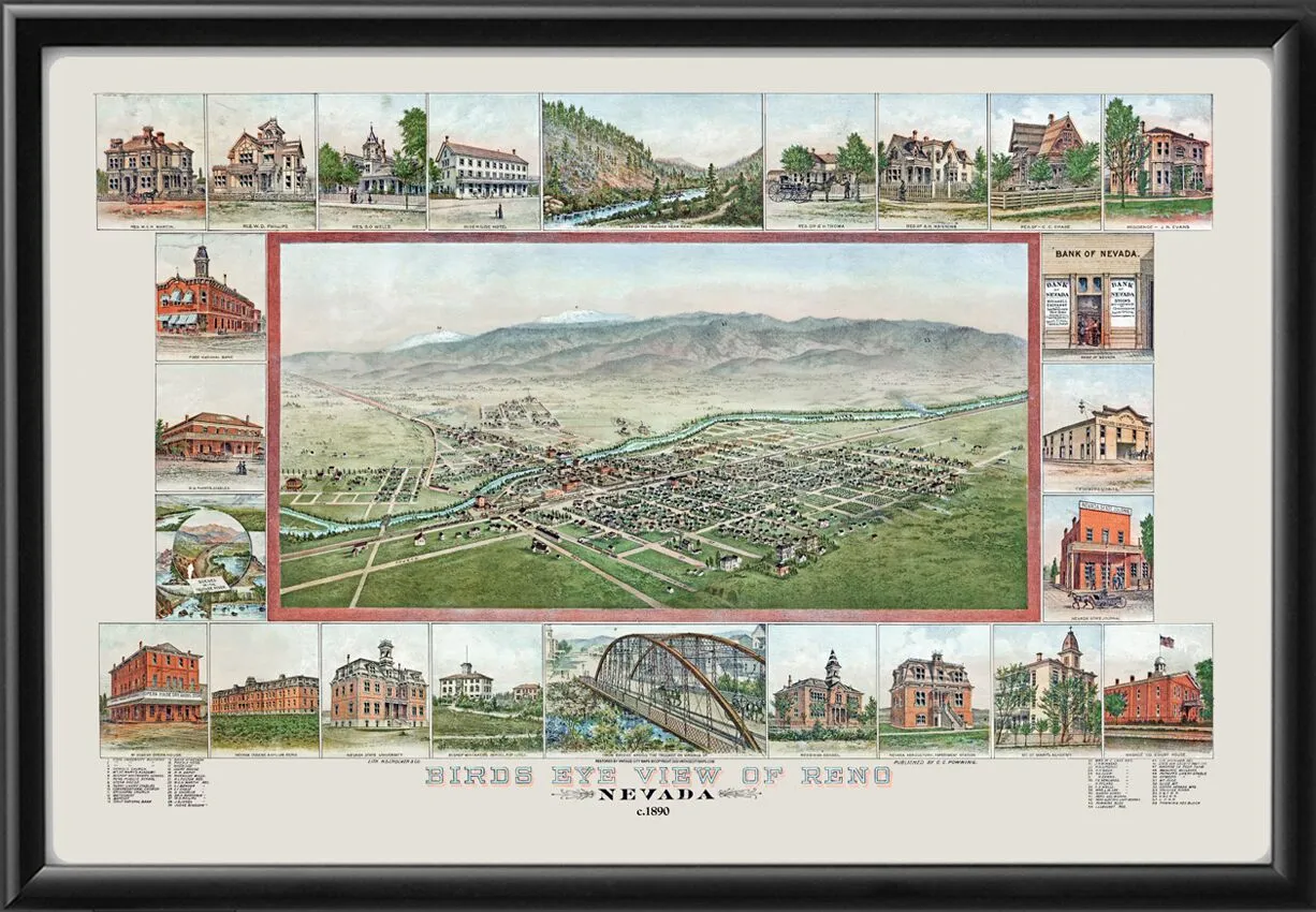 Reno NV 1890 C.C. Powning TM