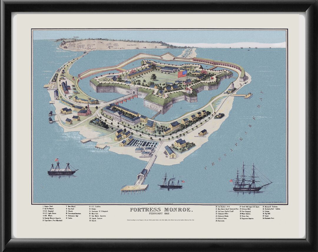 Fort Monroe VA 1862