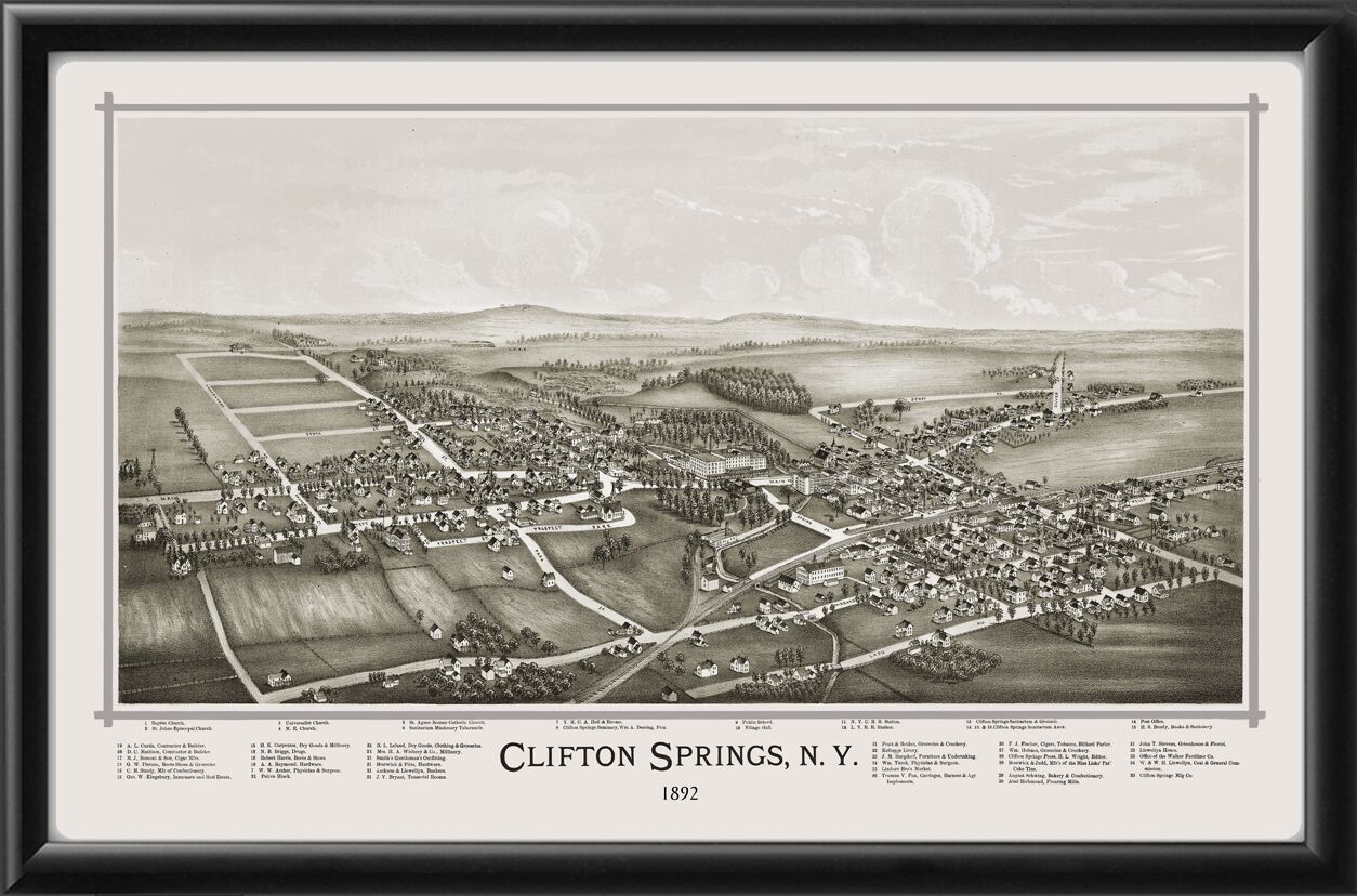 Clifton Springs NY 1892
