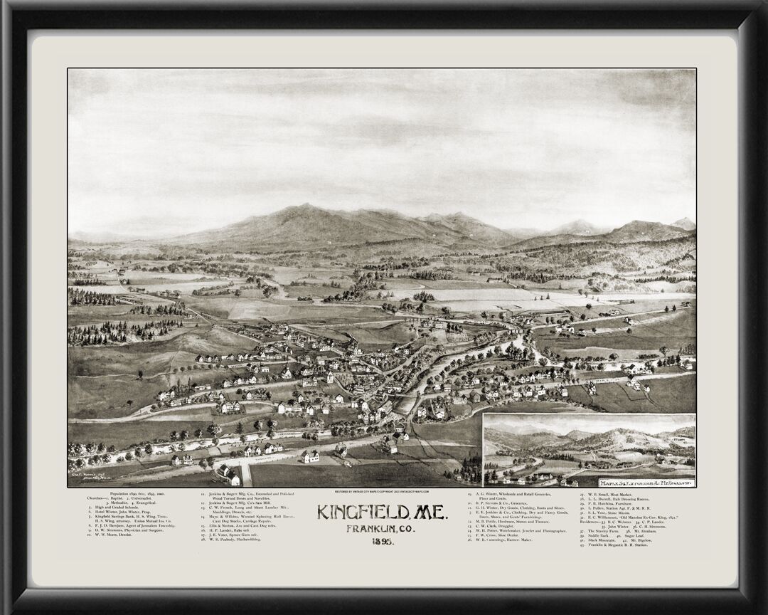 Kingfield ME 1895 George Norris TM