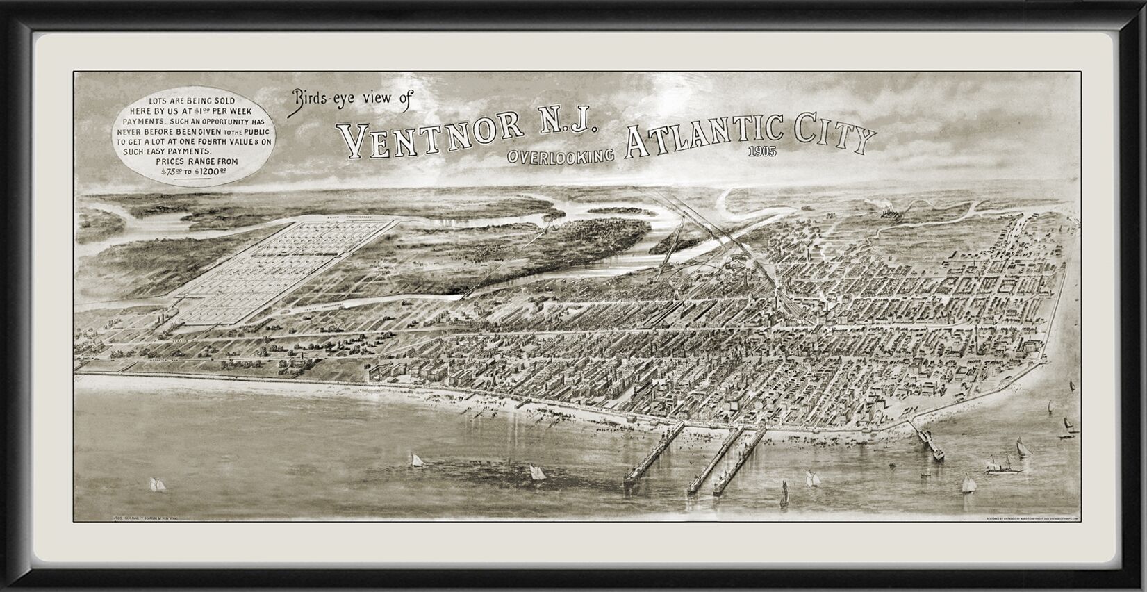 Atlantic City NJ - Ventnor 1905 TM