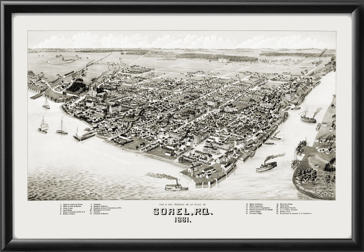 Sorel Quebec Canada 1881