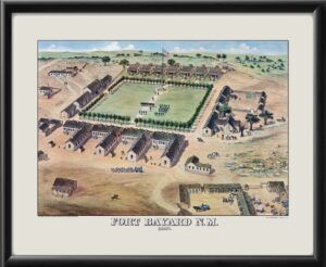 Fort Bayard NM 1883 Map