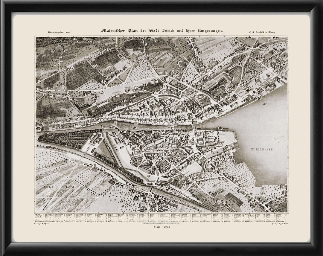 Zurich Switzerland 1845