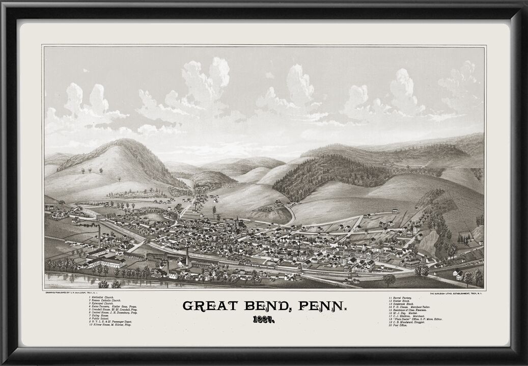 Great Bend PA 1887