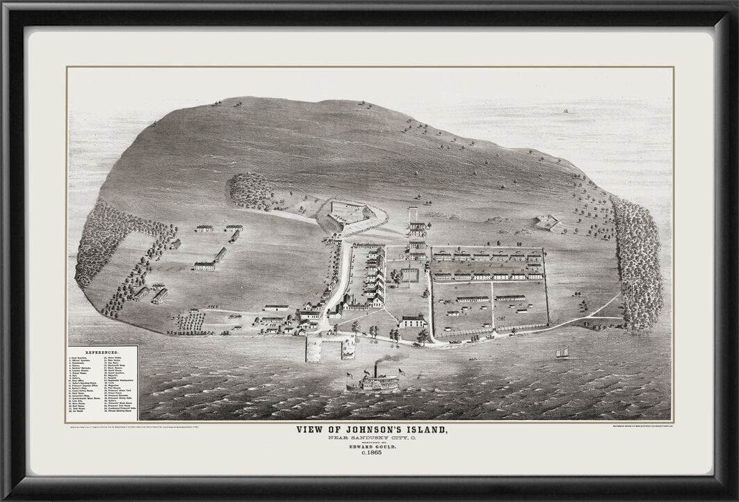 Johnson's Island - Sandusky OH 1865