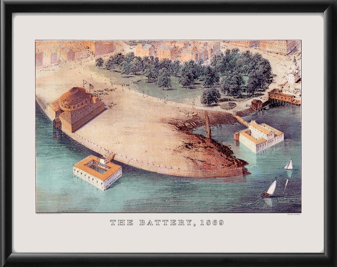 New York City NY - The Battery 1869