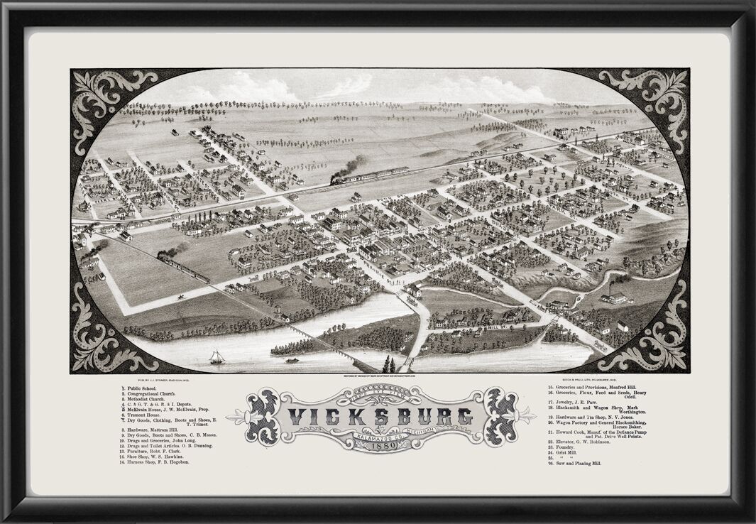 Vicksburg MI 1880