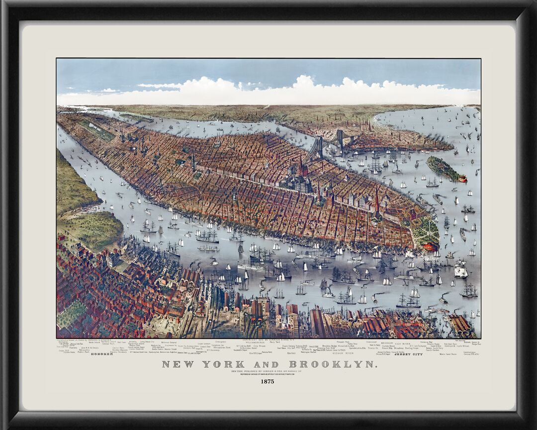 New York City NY 1875 Parsons & Atwater TM
