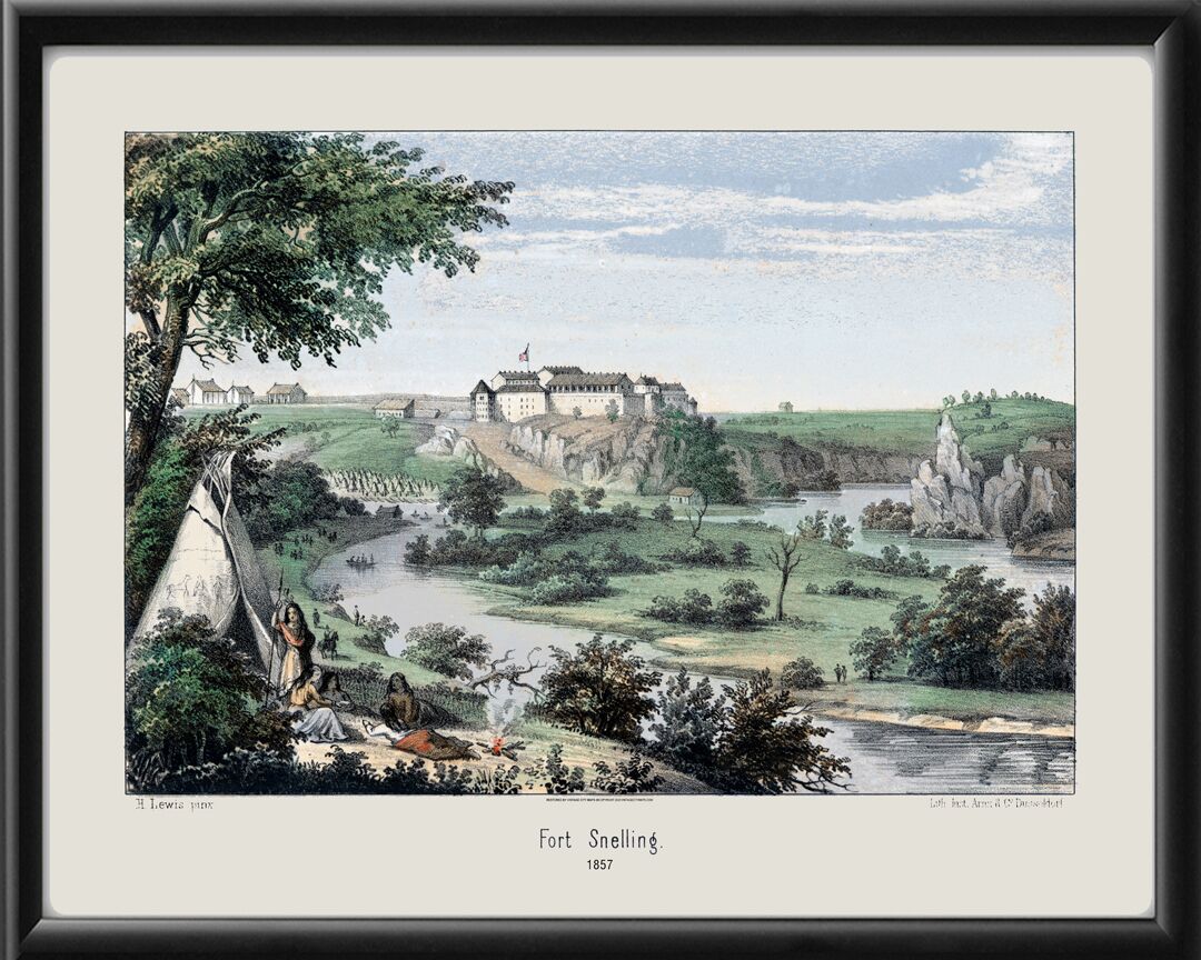 Fort Snelling MN 1857 Tm
