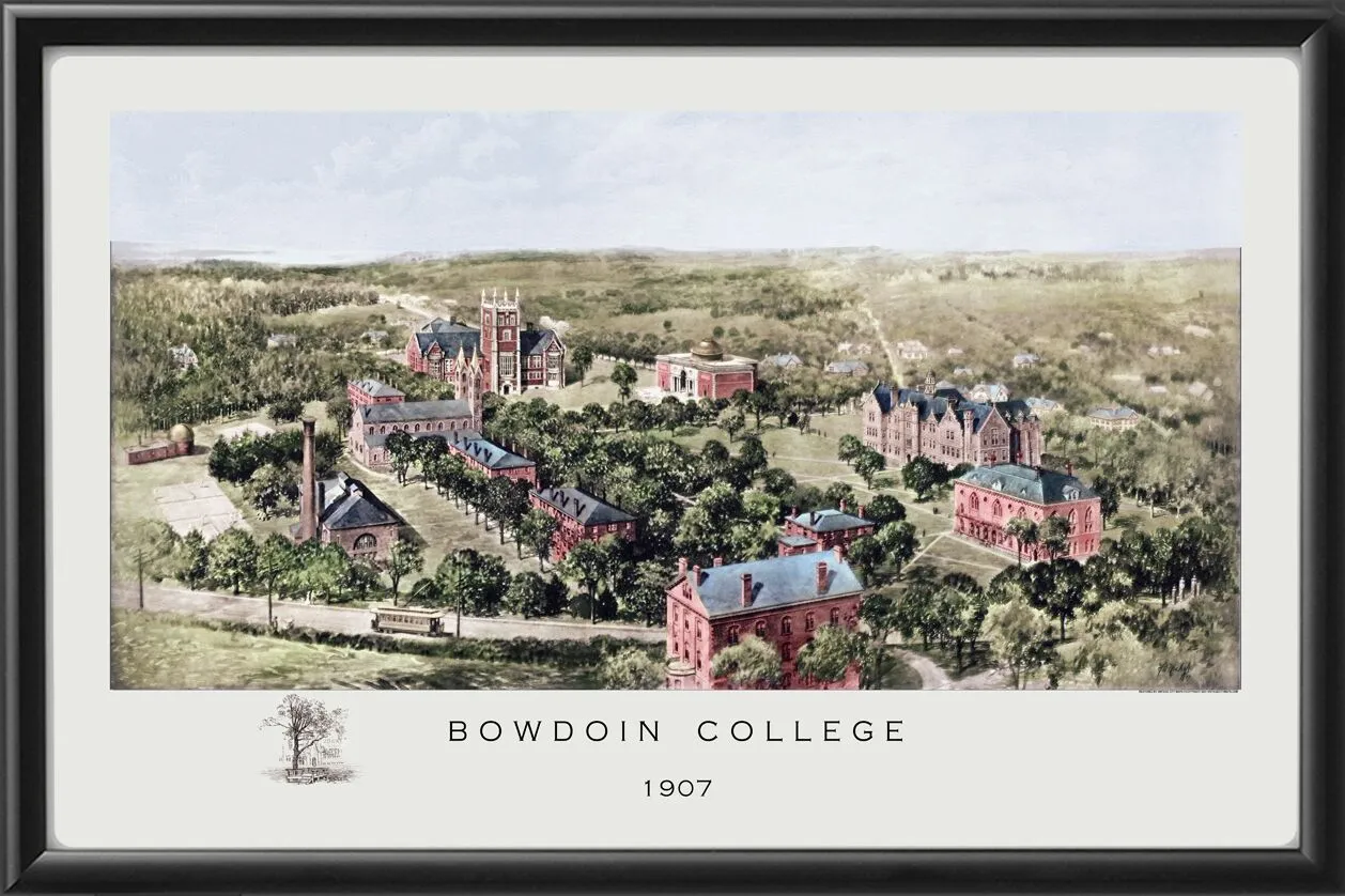 Bowdoin College 1907 Color