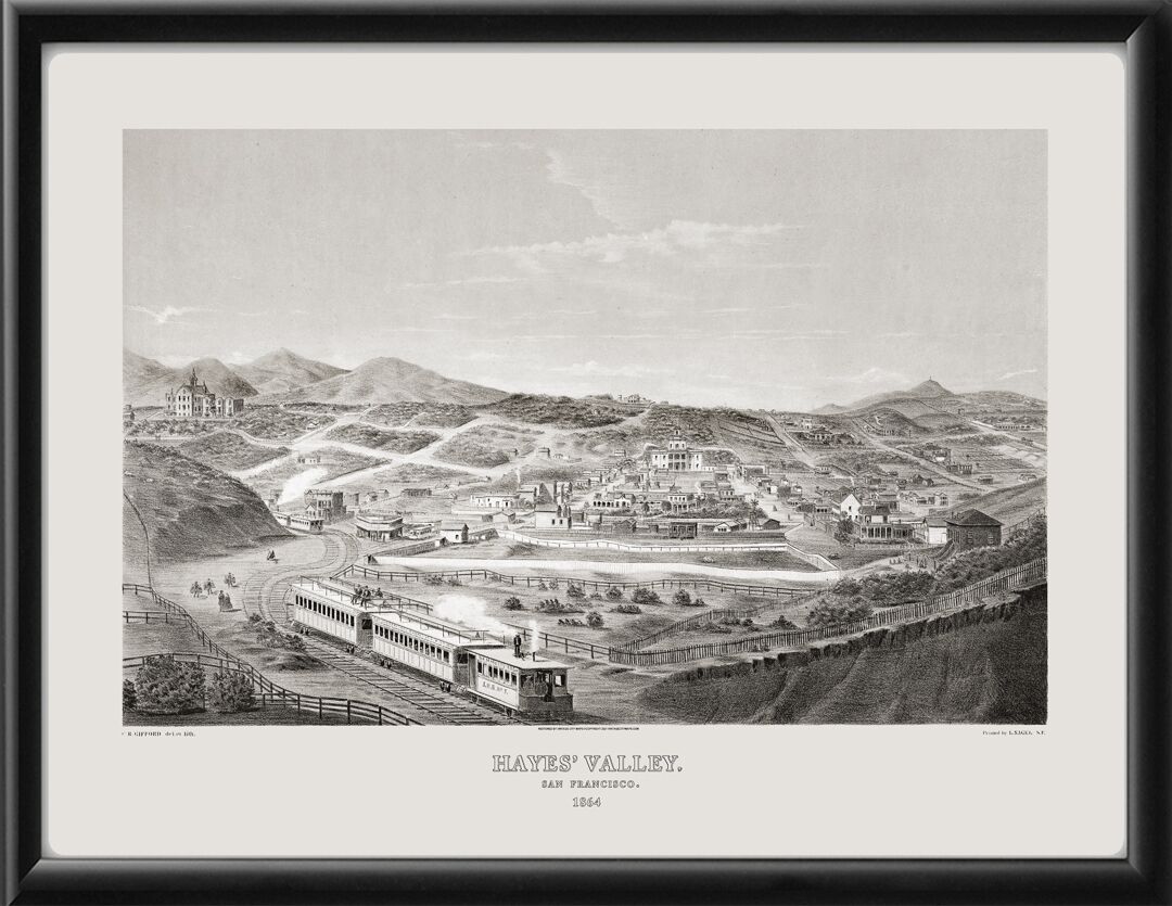 San Francisco - Hayes Valley 1864