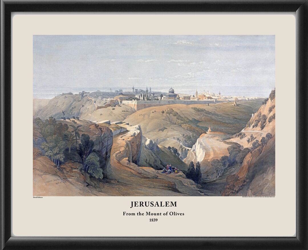 Jerusalem Israel 1839