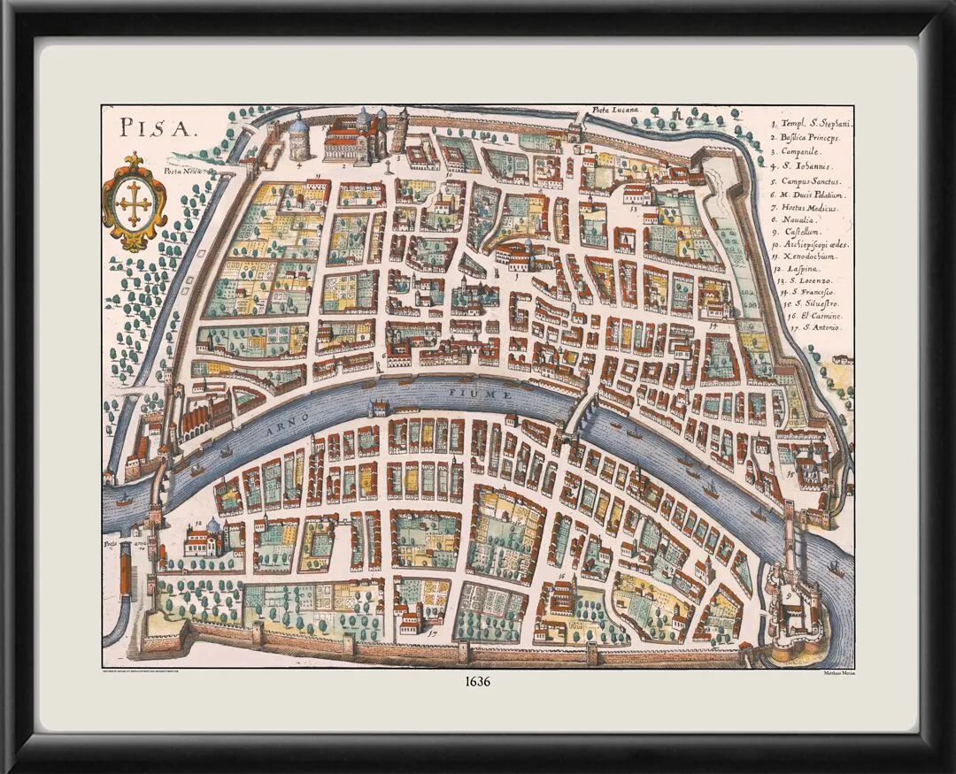 Pisa Italy 1636