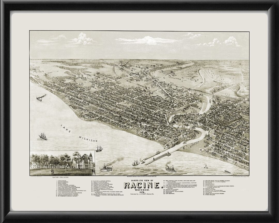 Racine WI 1874