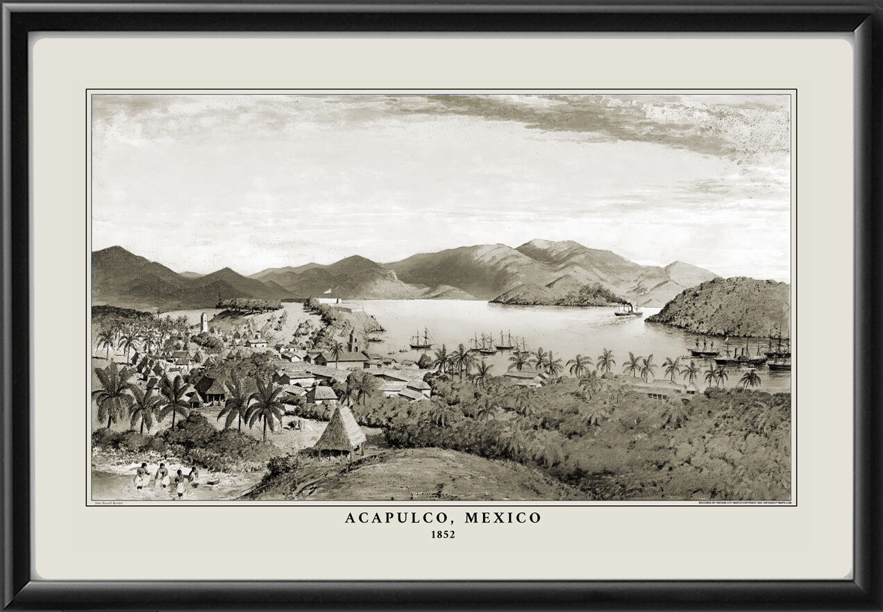 Acapulco Mexico 1852