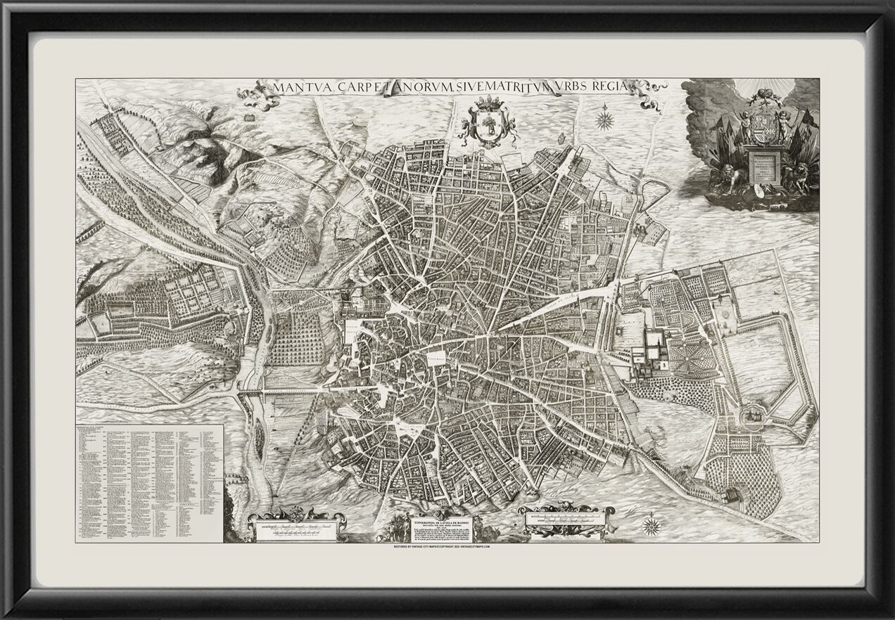Madrid Spain 1656 Pedro Teixeira Albernaz