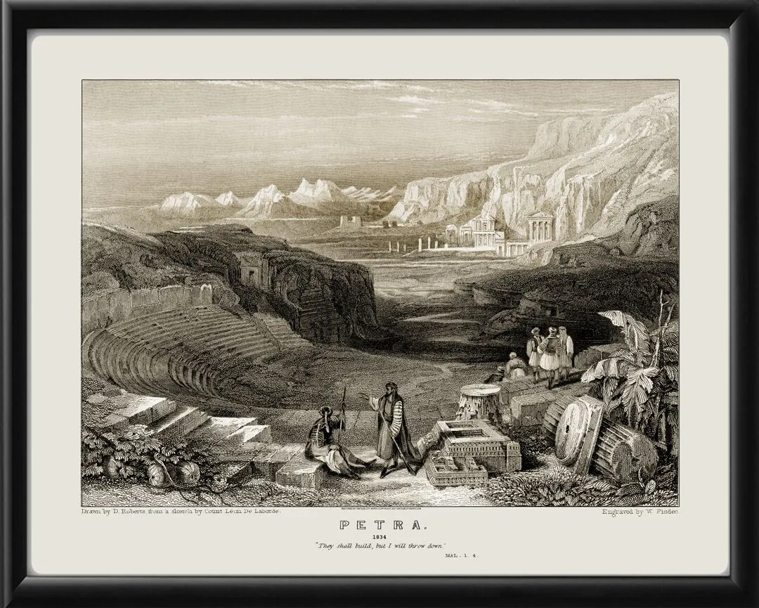 Petra Jordan 1834