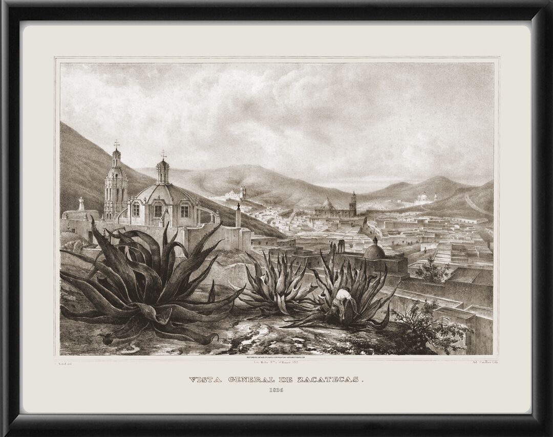 Zacatecas Mexico 1836