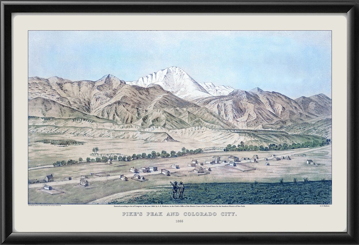 Pike's Peak and Colorado City 1866