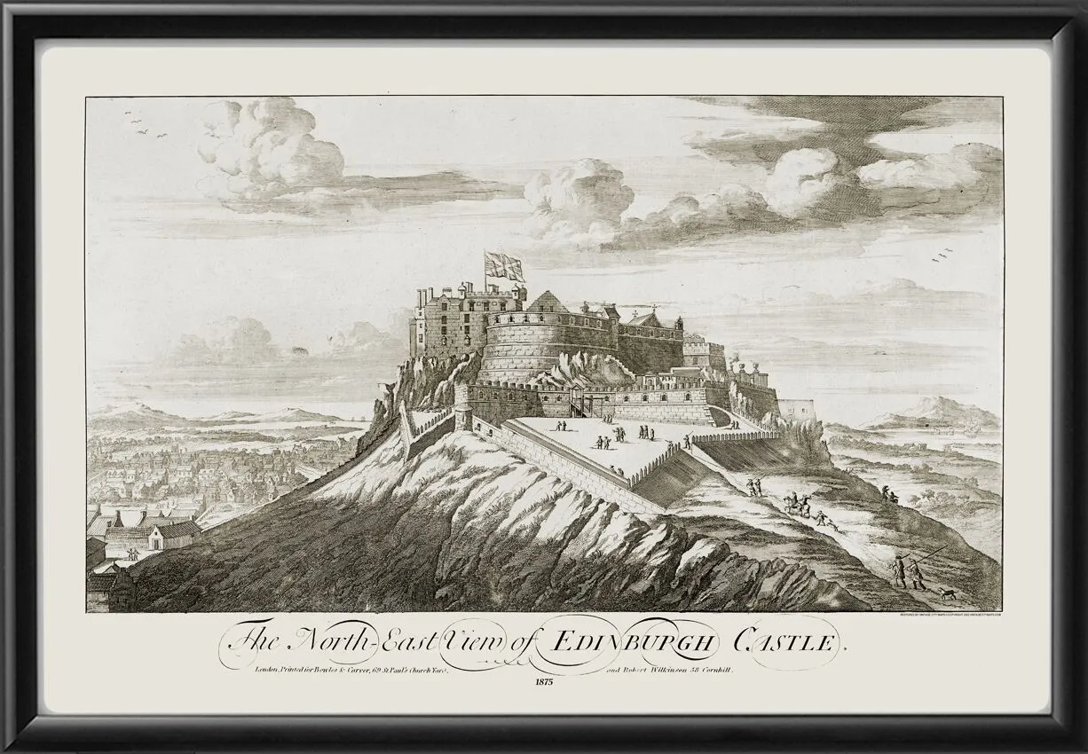 Edinburgh Scotland 1675 - Edinburgh Castle