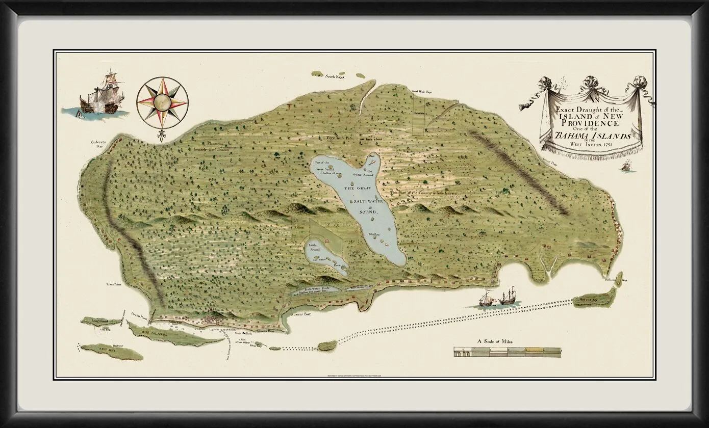 New Providence Island - Bahamas 1751