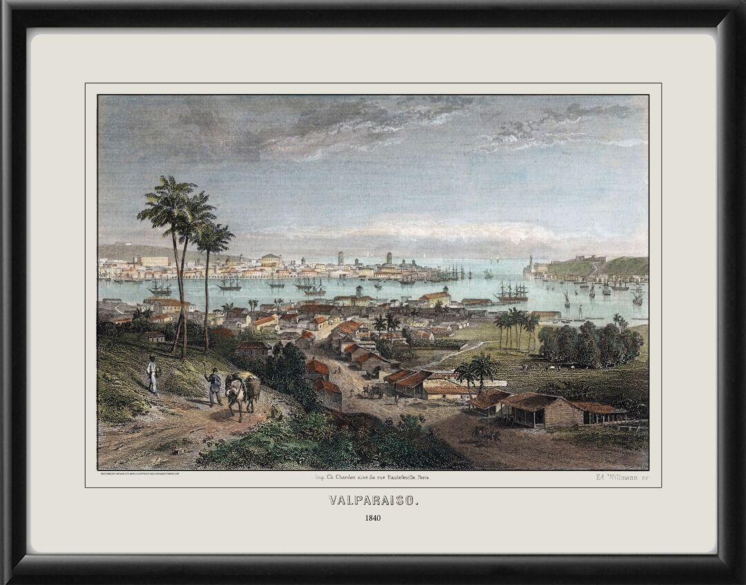 Valparaiso Chile 1840