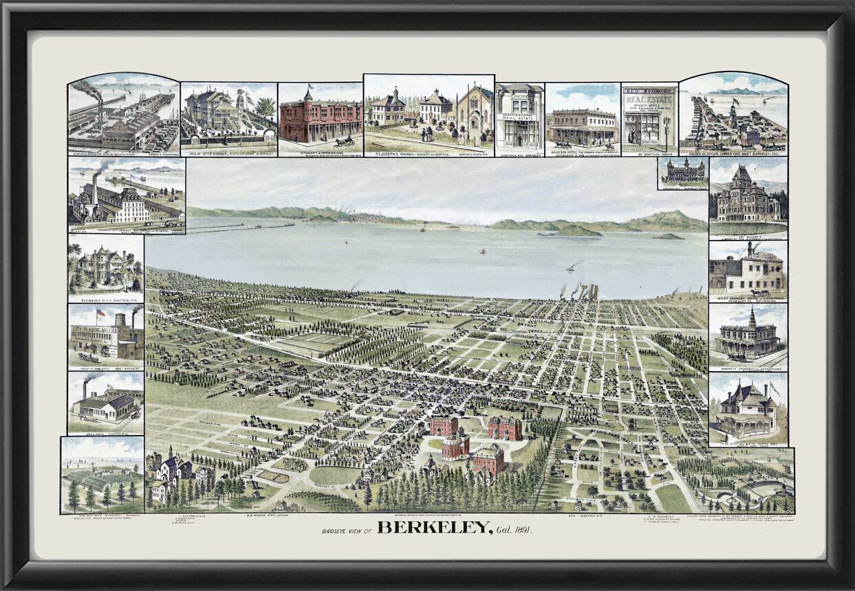 Berkeley CA 1891 (Color)