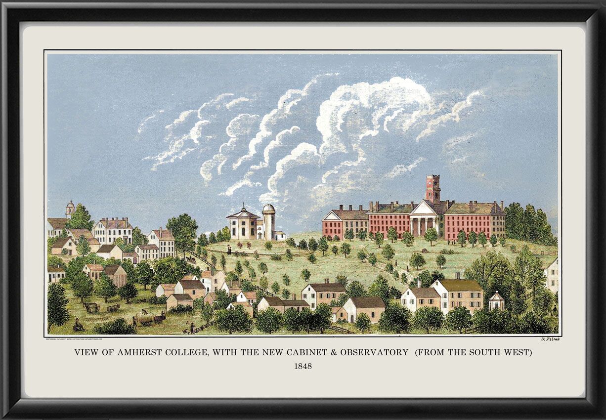 Amherst College 1848 (Color)